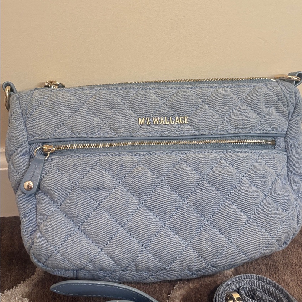 MZ Wallace Light Blue denim crossbody - Picture 2 of 5